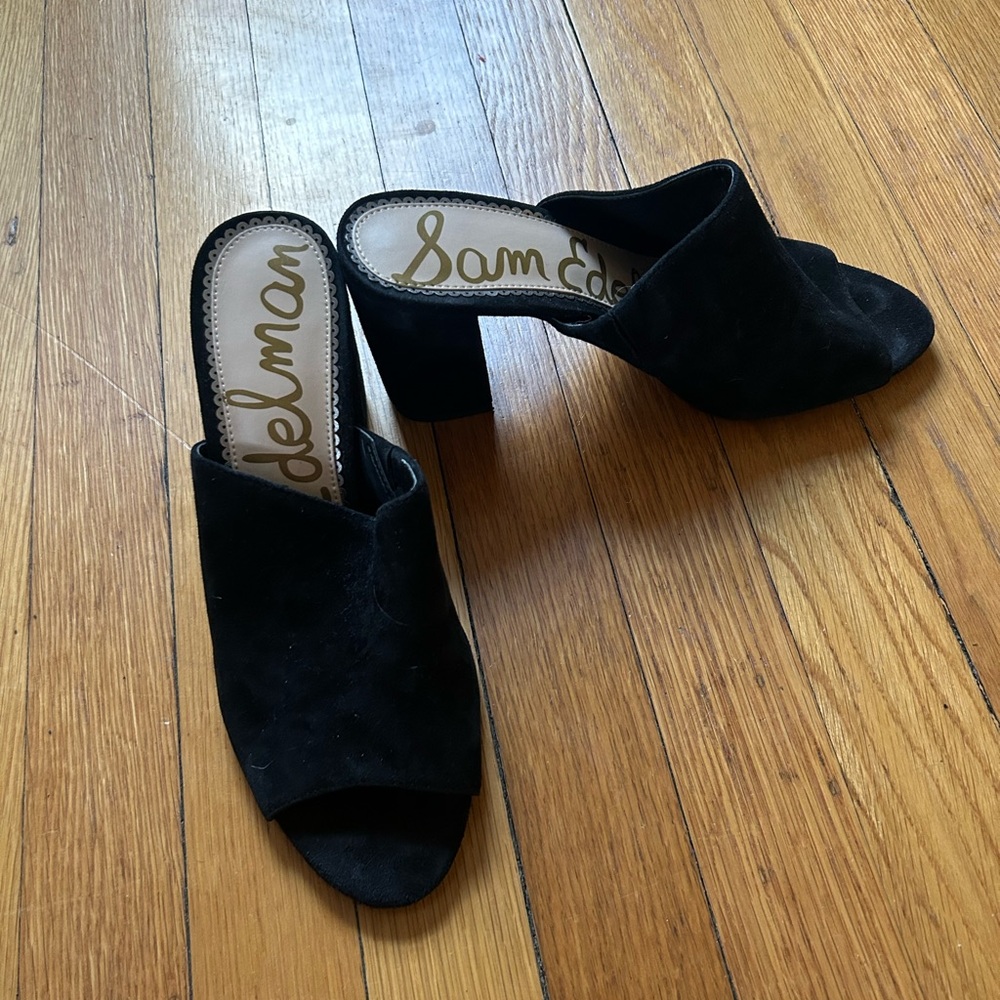 Sam Edelman Women's Black Slide Sandals